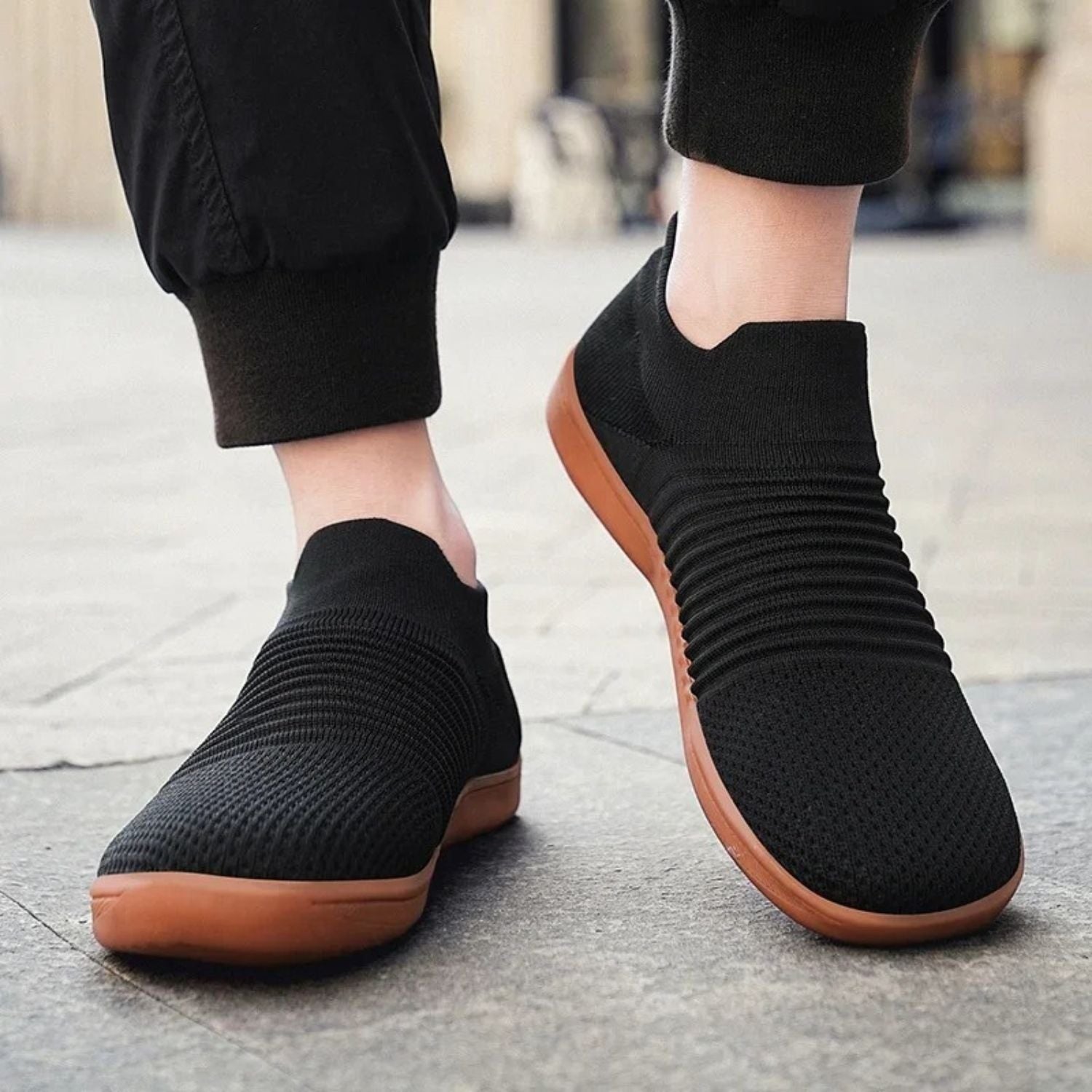 Monverra Slip-On Shoes with Wide Toe Box and Zero-Drop Soles