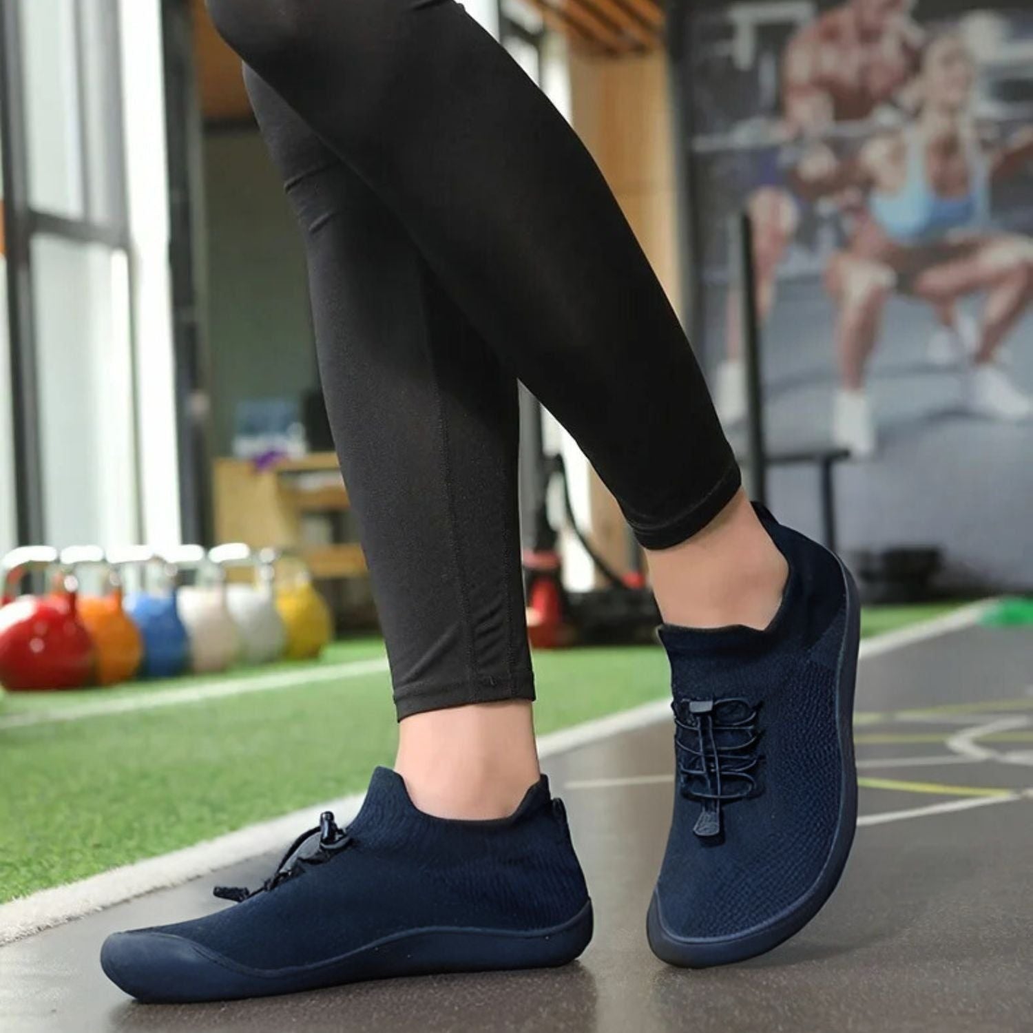 Monverra Lace-Up Barefoot Shoes with Roomy Toe Box