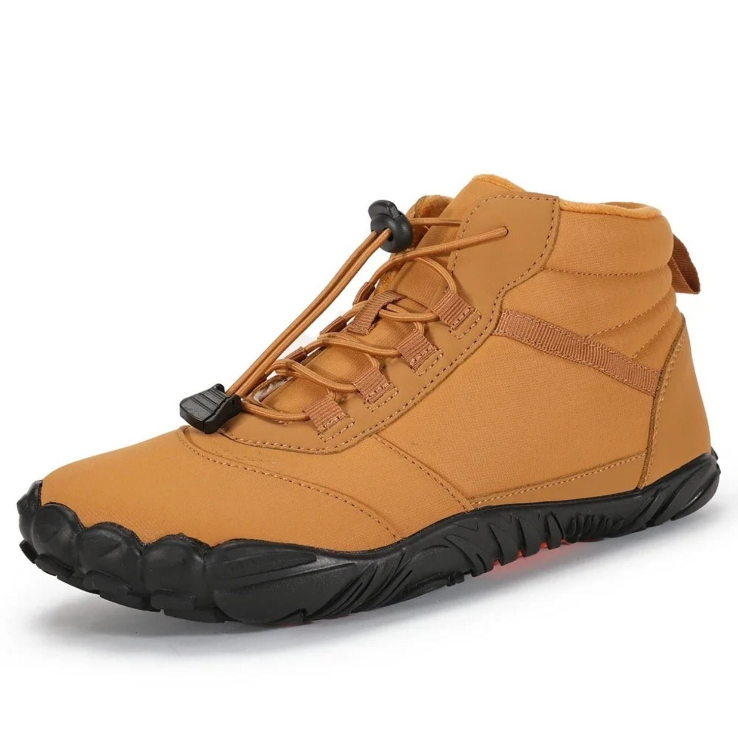 Monverra Unisex Plush Winter Boots with Waterproof and Anti-Slip Rubber Sole