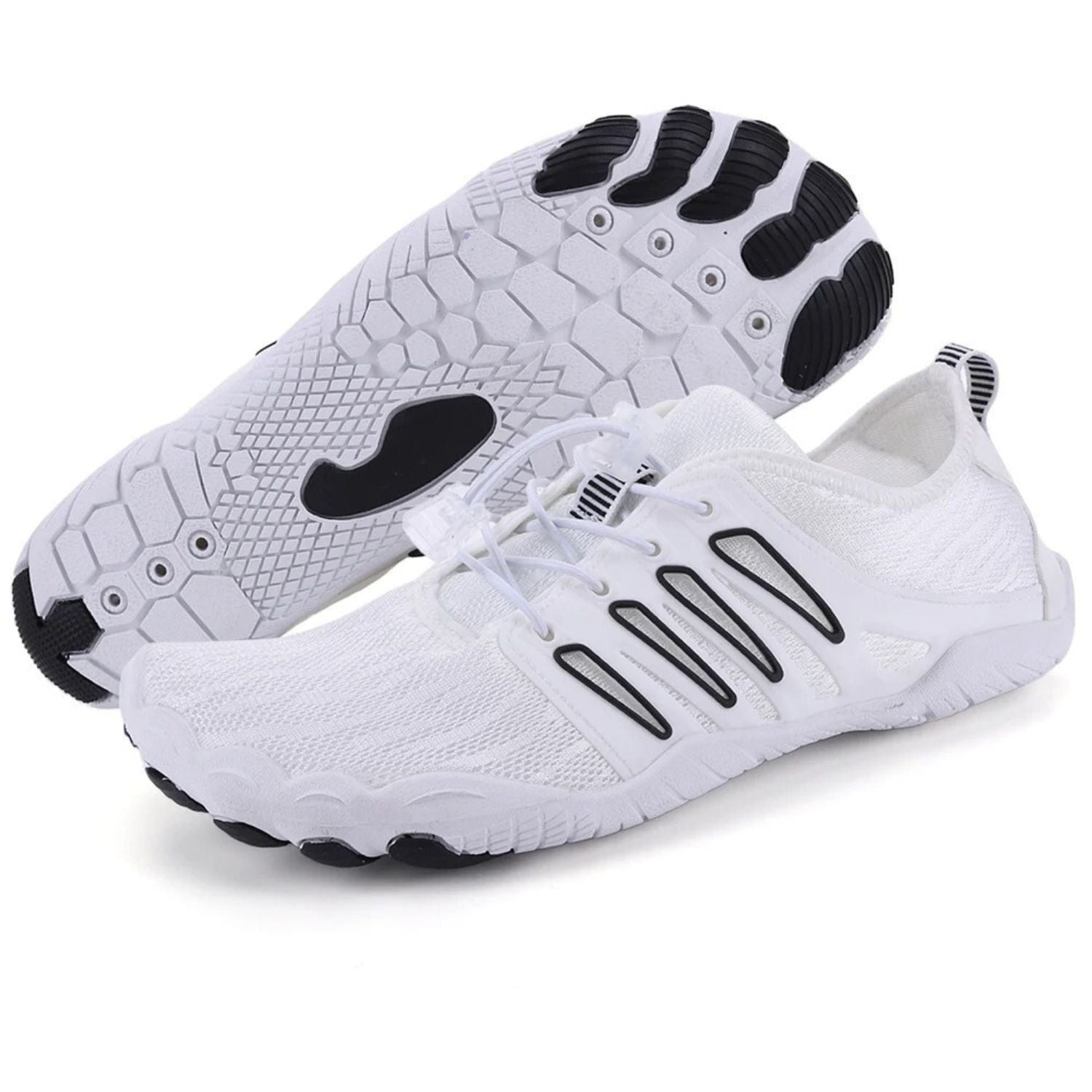 Monverra Unisex Aqua Shoes with Quick-Drain Design for Barefoot Comfort
