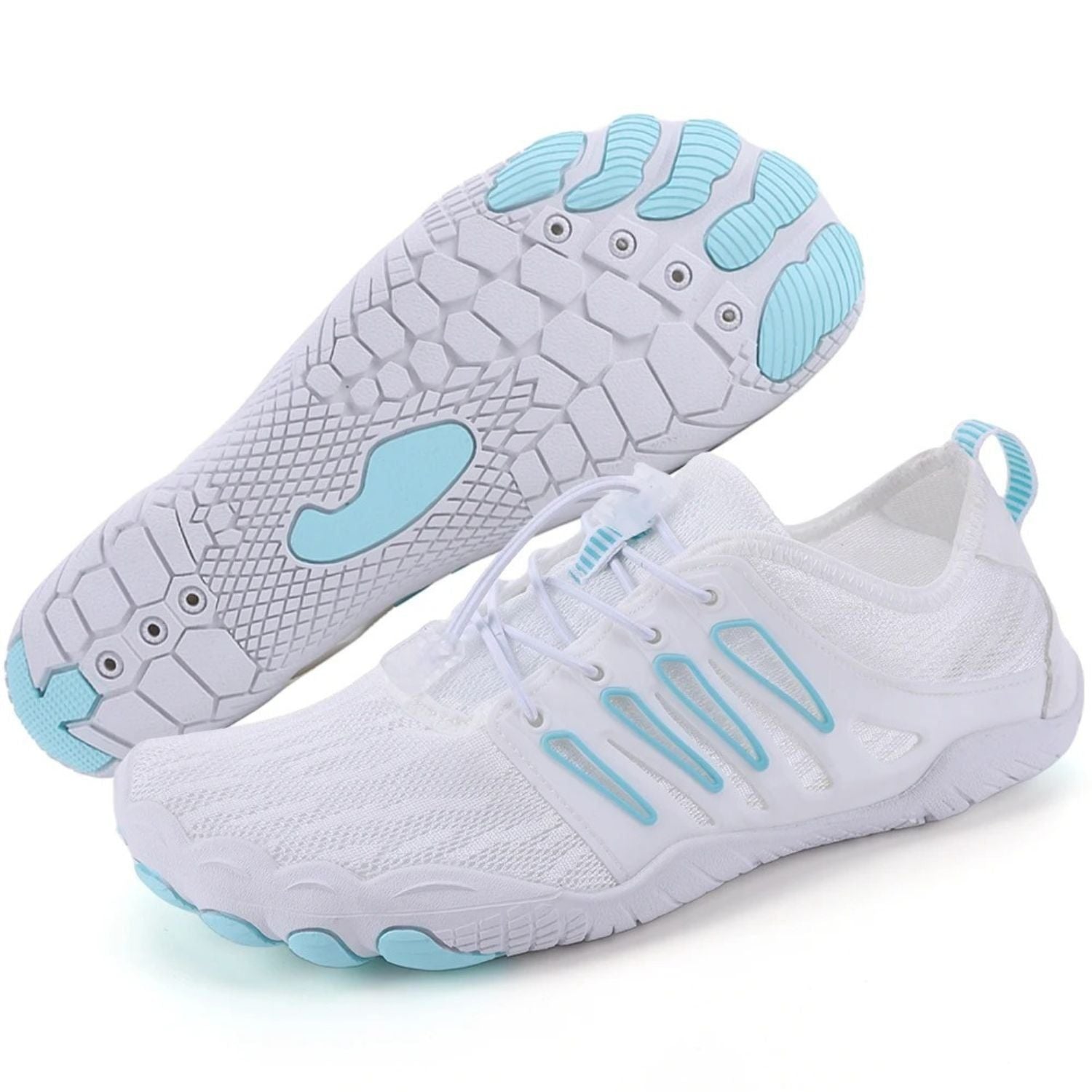 Monverra Unisex Aqua Shoes with Quick-Drain Design for Barefoot Comfort