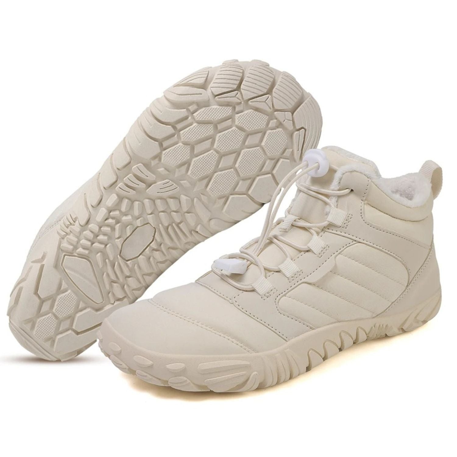 Monverra Plush-Lined Snow Boots with Non-Slip Sole for Men and Women