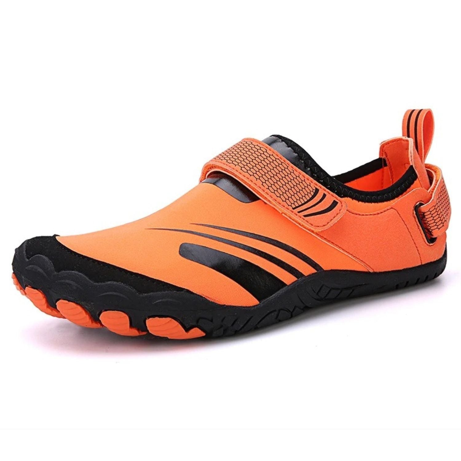 Monverra Neon Trekking Shoes with Hook and Loop Closure