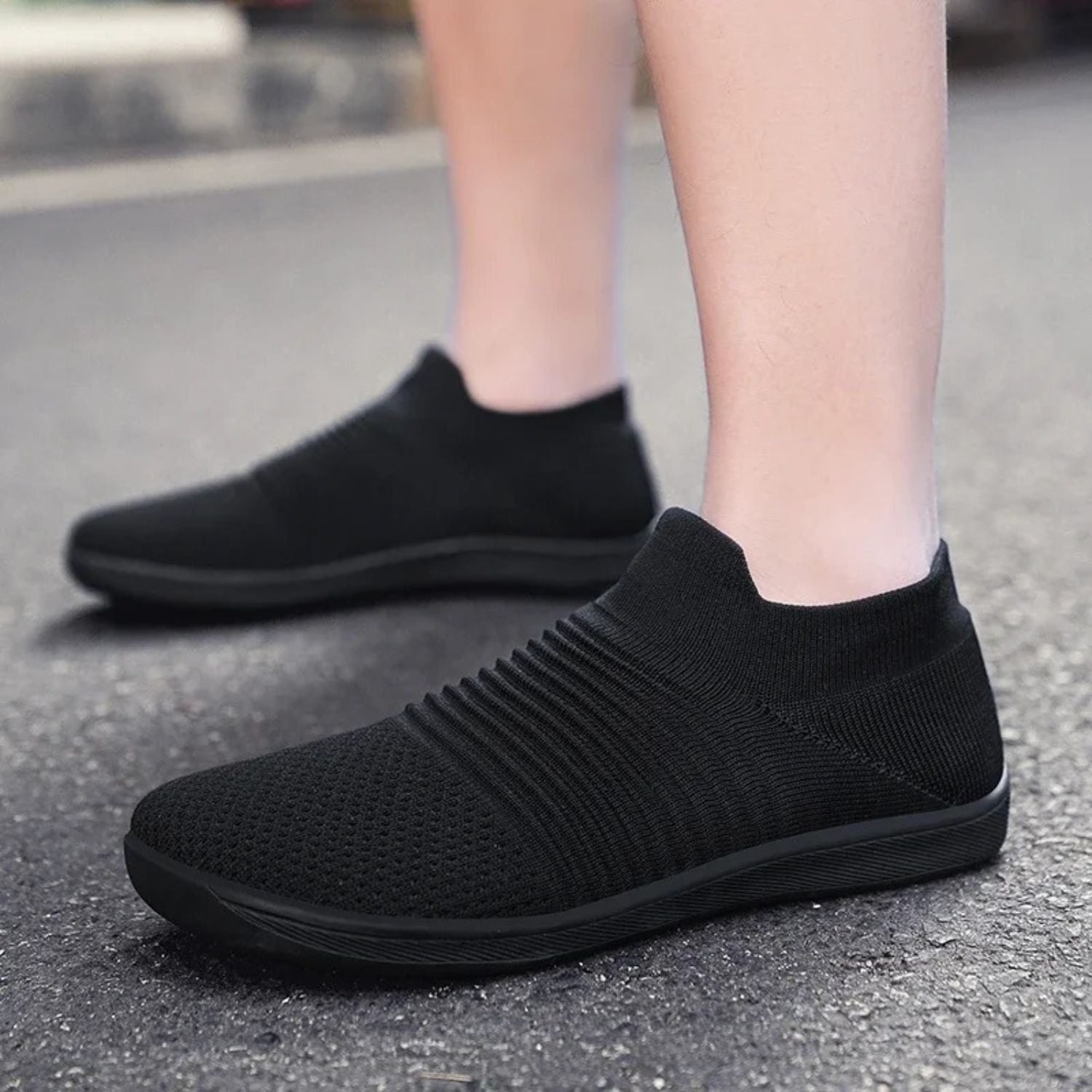 Monverra Slip-On Shoes with Wide Toe Box and Zero-Drop Soles