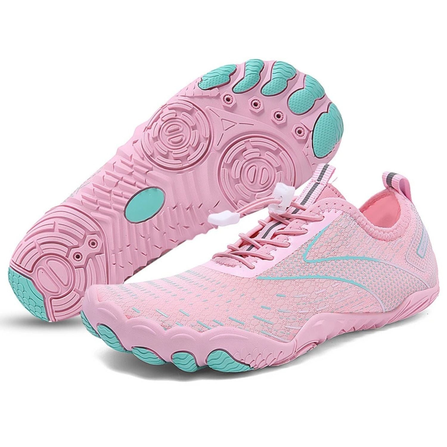 Monverra Quick-Dry Aqua Shoes with Geometric Print