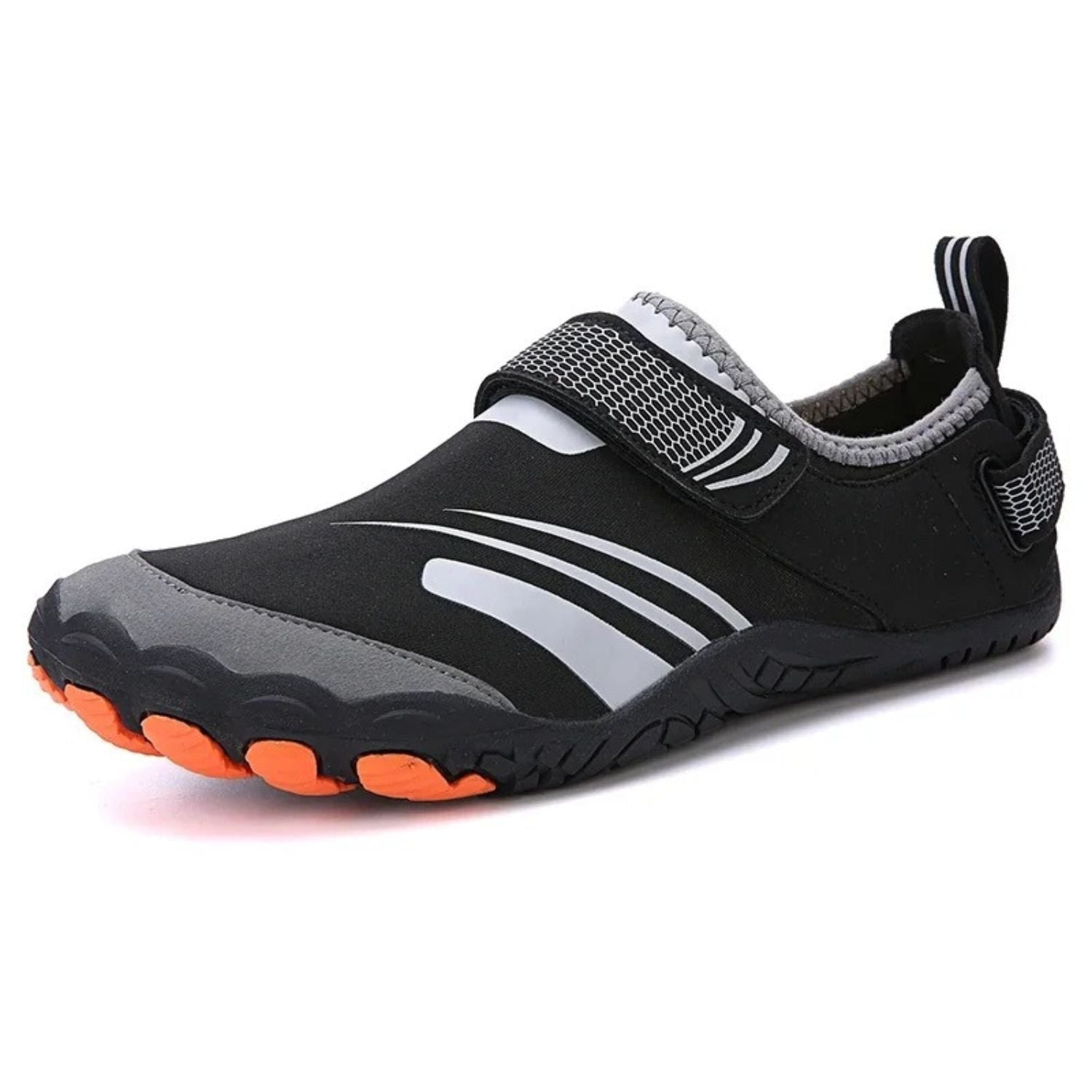 Monverra Neon Trekking Shoes with Hook and Loop Closure